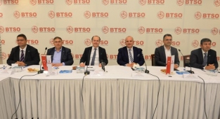 BTSO, Demokrasi ve Atılım Partisi Heyetini Ağırladı
