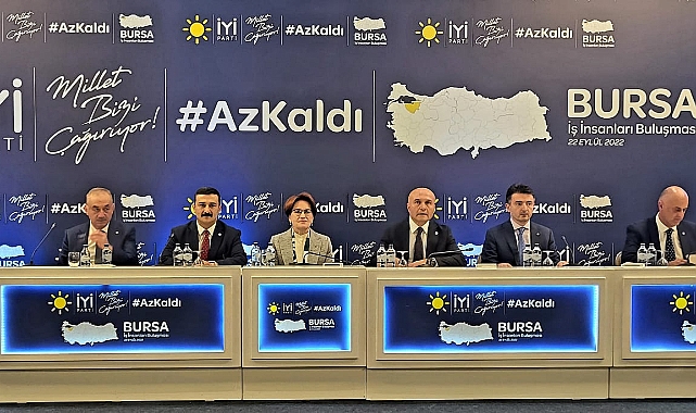 AKŞENER’E BURSA’DA  İŞ DÜNYASINA SESLENDİ