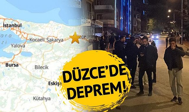 SON DAKİKA | İstanbul ve Ankara'da hissedilen deprem meydana geldi: AFAD duyurdu, merkez üssü Düzce!