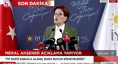 İyi Parti Lideri Meral AKŞENER Gik Toplantısı Sonucu Canlı Yayında Açıklamalarda Bulunuyor