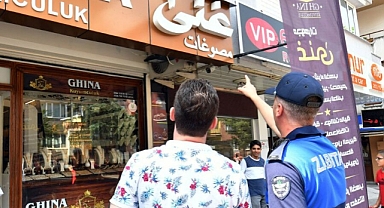 Bursa'daki Arapça tabelalar için Bakanlıktan açıklama