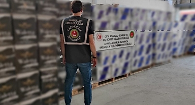 Milyonlarca kaçak makaron ele geçirildi